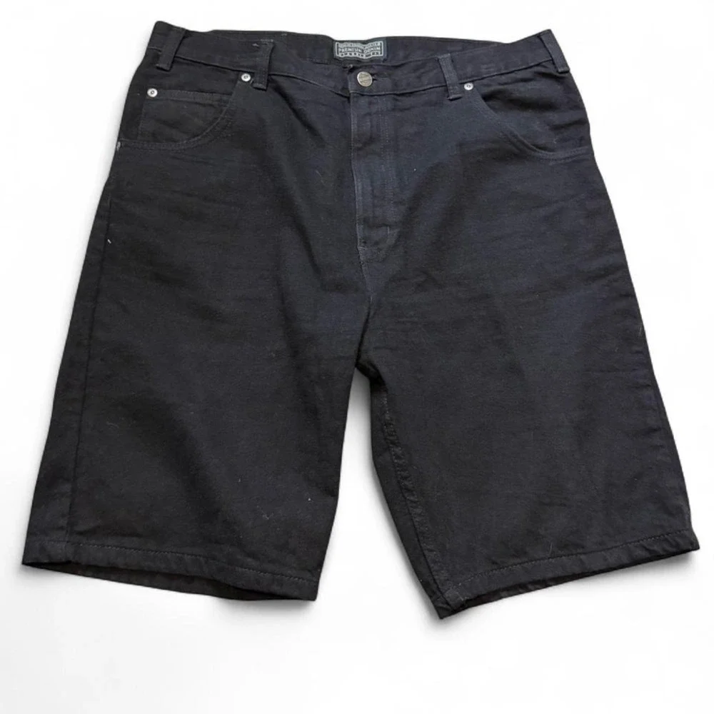 Vintage 90s Sonoma Black Denim Shorts, Men's Size 36